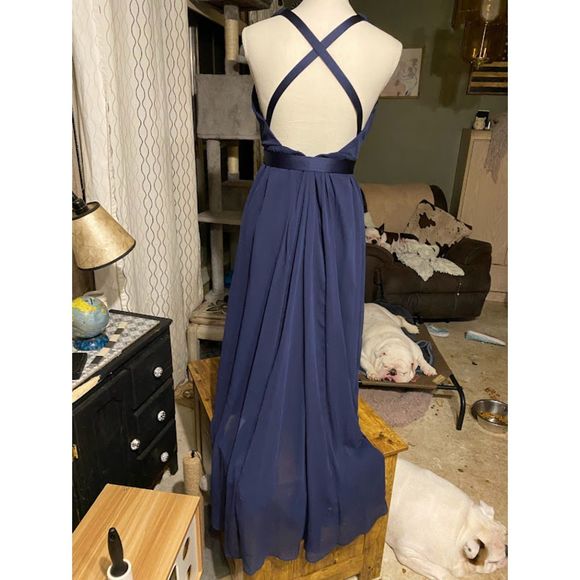 White by Vera Wang Long Dress Size 0 - Picture 4 of 9